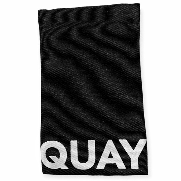 QUAY On Tour Sunglasses Polarized Black Frame Black Lens Unisex NWT - Picture 4 of 5